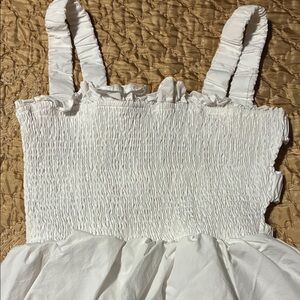 English Factory Ivory Smocked Dress